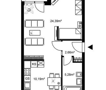 Komfortable 1,5 Zimmer Wohnung mit Balkon - Photo 5