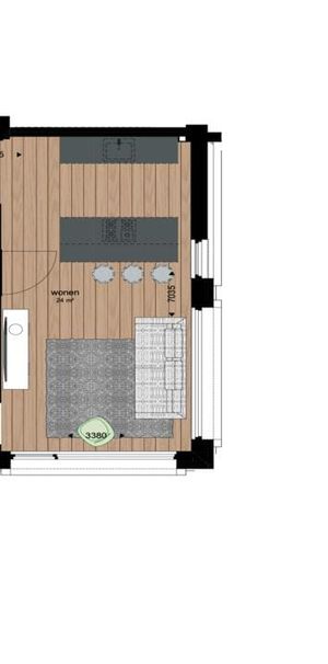 Appartement te huur: Damsport 1-25 9728 PP Groningen - Foto 1