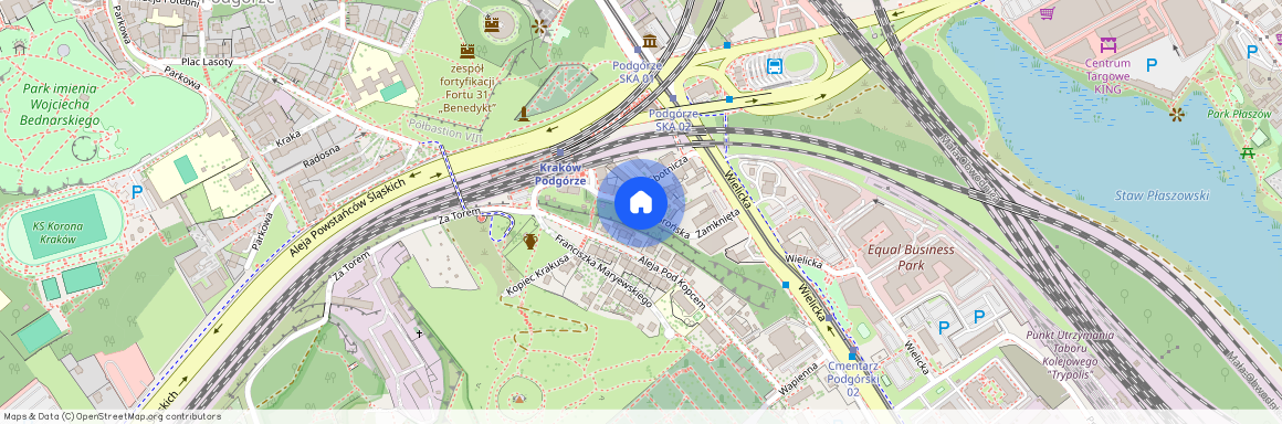 ul. Lanckorońska, Kopiec Krakusa, Podgórze, Kraków, małopolskie