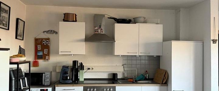 2 Zimmer-Wohnung in Bedburg ca.40qm 1.OG möbliert WBS - Foto 1