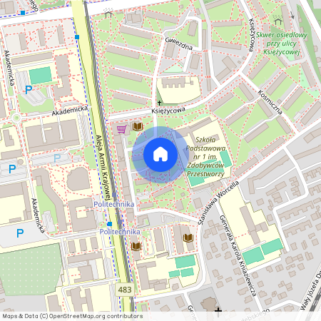 ul. Prądzyńskiego, Tysiąclecie, Częstochowa, śląskie