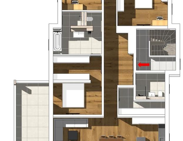 Helle Neubau-5-Zimmer-Wohnung - Foto 1