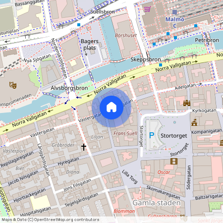 Västergatan 6C, Gamla Staden