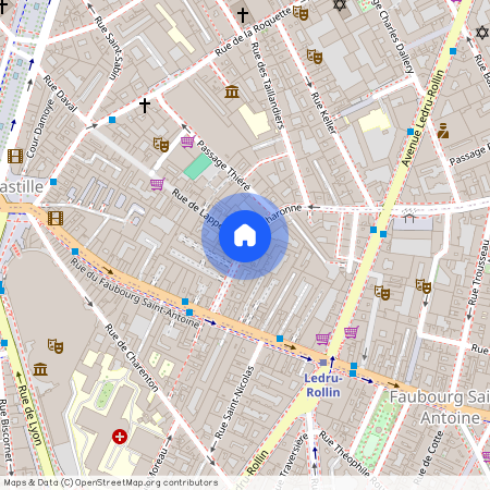 Rue de Charonne et Rue de Lappe 75011 Paris (11e arrondissement)