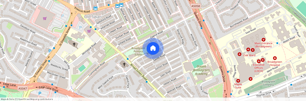 Rossall Road, Old Swan, Liverpool, L13