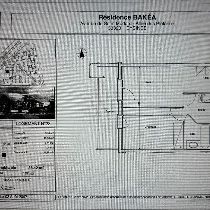 Location Appartement 2 pièces 36m² EYSINES 33320 - Photo 2