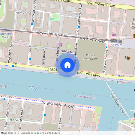 Quayside Quarter at Dublin Landings, Docklands, Dublin 1