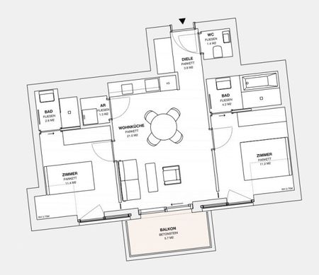 ++NEU++ fantastische 3-Zimmer-Wohnung mitten im Herzen der Stadt (1/30)! - Photo 2