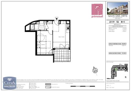 Location Appartement 2 pièces 43m² ARLES 13200 - Photo 4