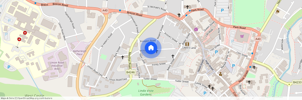 Victoria Street, Abergavenny, NP7