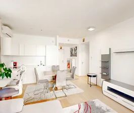 Möblierte 2-Zimmer-Wohnung mit Terrasse und Fernblick zu vermieten — Quartier Belvedere - Foto 3