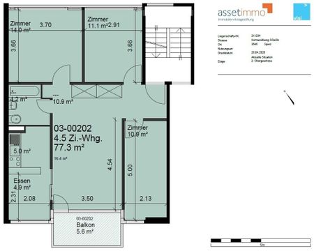 Modern 4.5-ZW à 78 m² on the 2nd floor with sunny balcony - Foto 4