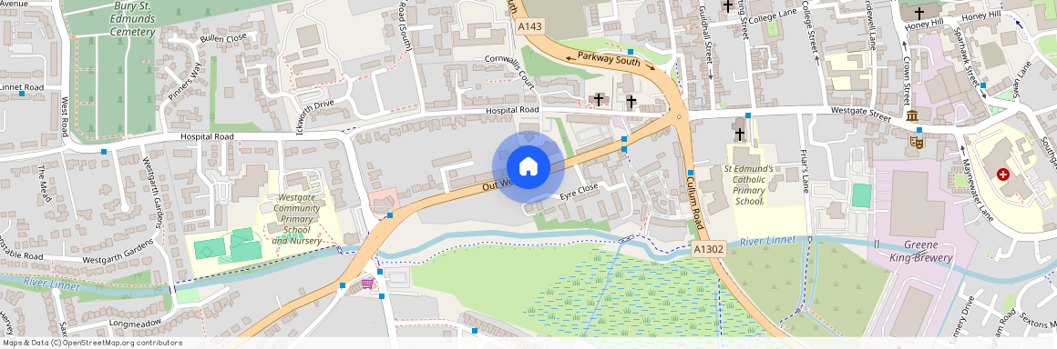 Out Westgate, Bury St. Edmunds, Suffolk, IP33