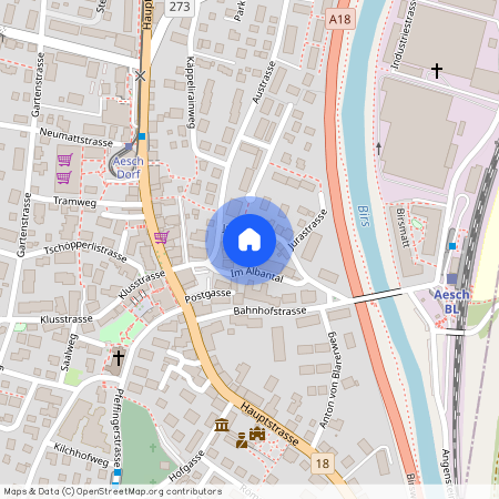 4147, Aesch BL, Im Albantal, 5