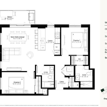 Aera Trois-Rivières | Grand 2 cac d'inspiration hôtelière - Condo / appartement / logement à louer - Photo 3