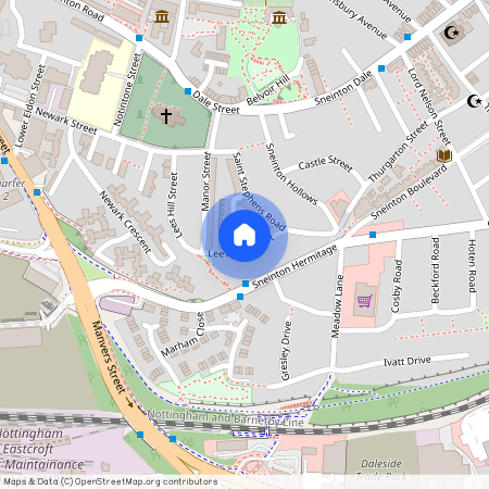 Lees Hill Street, Nottingham, Nottinghamshire, NG2