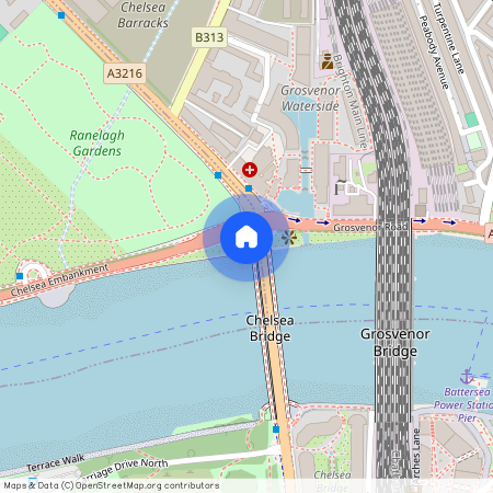 Cadogan Pier, Cheyne Walk, London, SW3