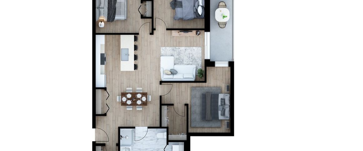 À louer / Appartement - Photo 1