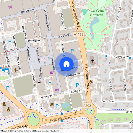 Town Centre, Market Place, Stevenage, Hertfordshire