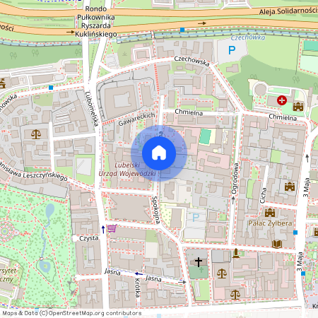 ul. Spokojna, Śródmieście, Lublin, lubelskie