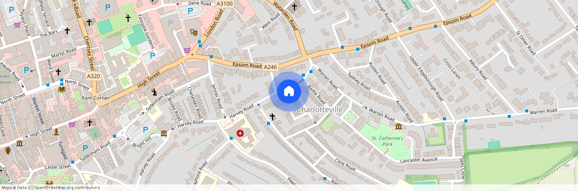 Portland Terrace, Harvey Rd, Town Centre, Guildford, GU1