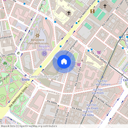 Via Gerolamo Cardano, Milan, Lombardy 20124