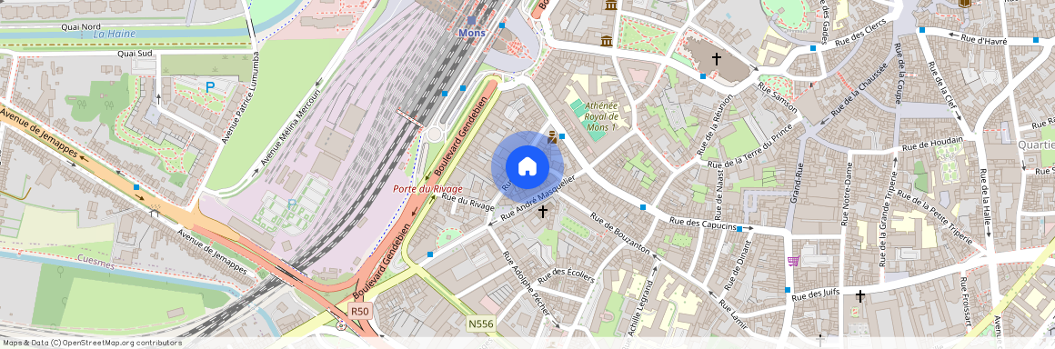 Rue Chisaire 9 5.1, 7000 Mons, België