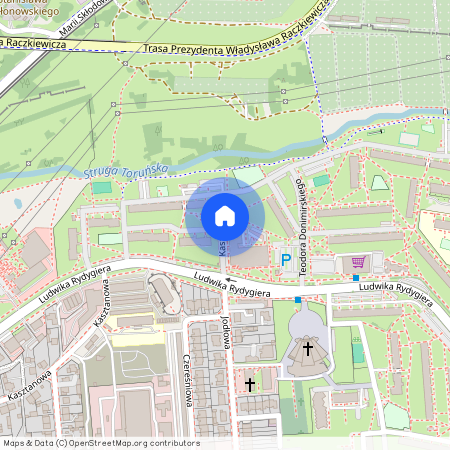 ul. Kasztanowa, Rubinkowo, Toruń, kujawsko-pomorskie