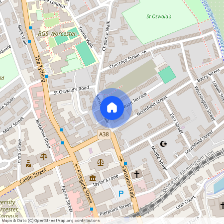 Sansome Walk, Worcester, WR1