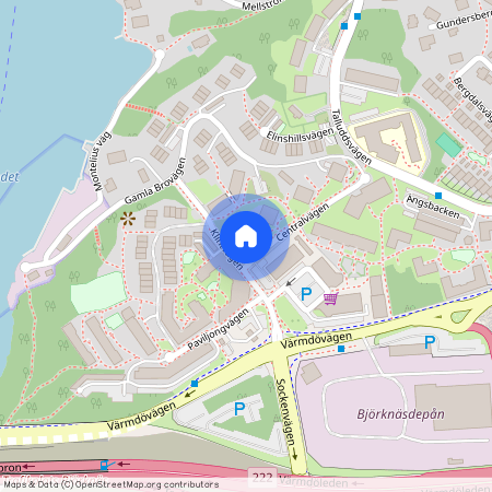 Centralvägen 1, Björknäs