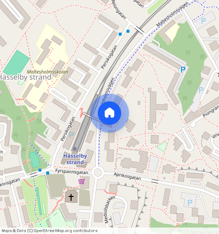 Maltesholmsvägen **, Strand