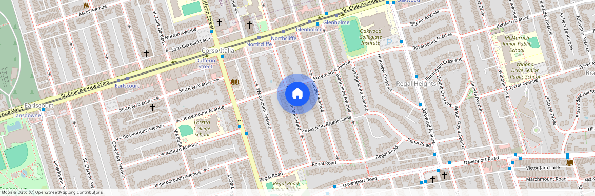 41 Northcliffe Boulevard Unit# Main Fl, Toronto