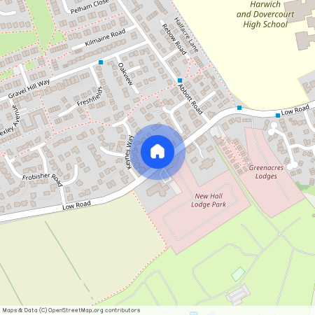 New-Dover Caravan Park, Harwich, Essex, CO12