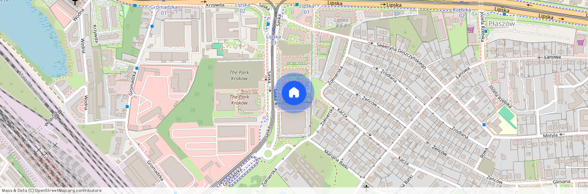 ul. Saska, Płaszów, Podgórze, Kraków, małopolskie