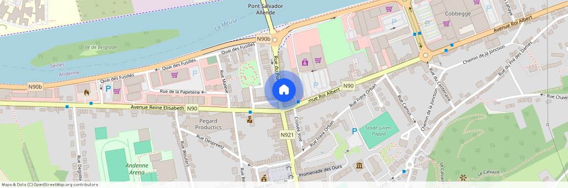 Rue du Pont 31 10, 5300 Andenne