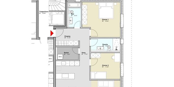 First rental: Comfortable 3.5-room apartment with garden area - Photo 3