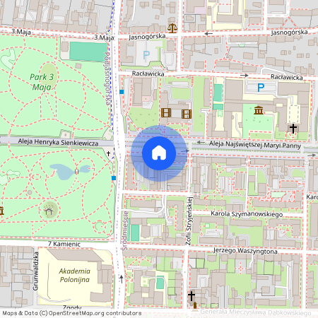 Śródmieście, al. Aleja Najświętszej Maryi Panny, Częstochowa