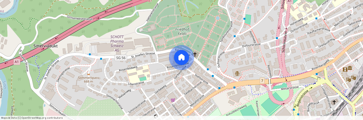 9000, St. Gallen, Rosenfeldstrasse, 4