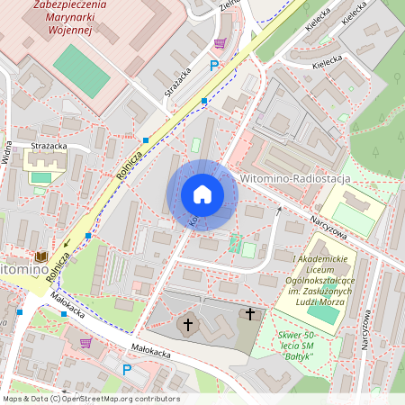 ul. Konwaliowa, Witomino-Radiostacja, Gdynia, pomorskie