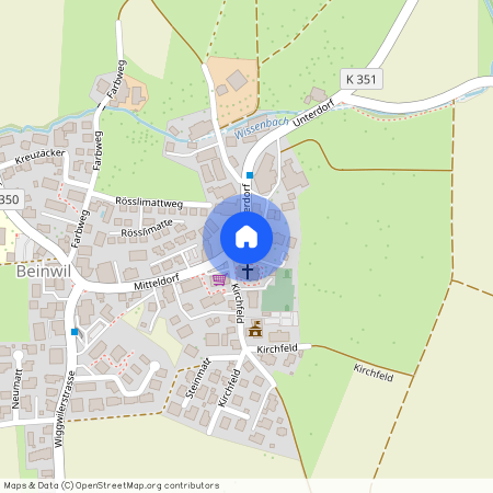 5637, Beinwil (Freiamt), Unterdorf, 2