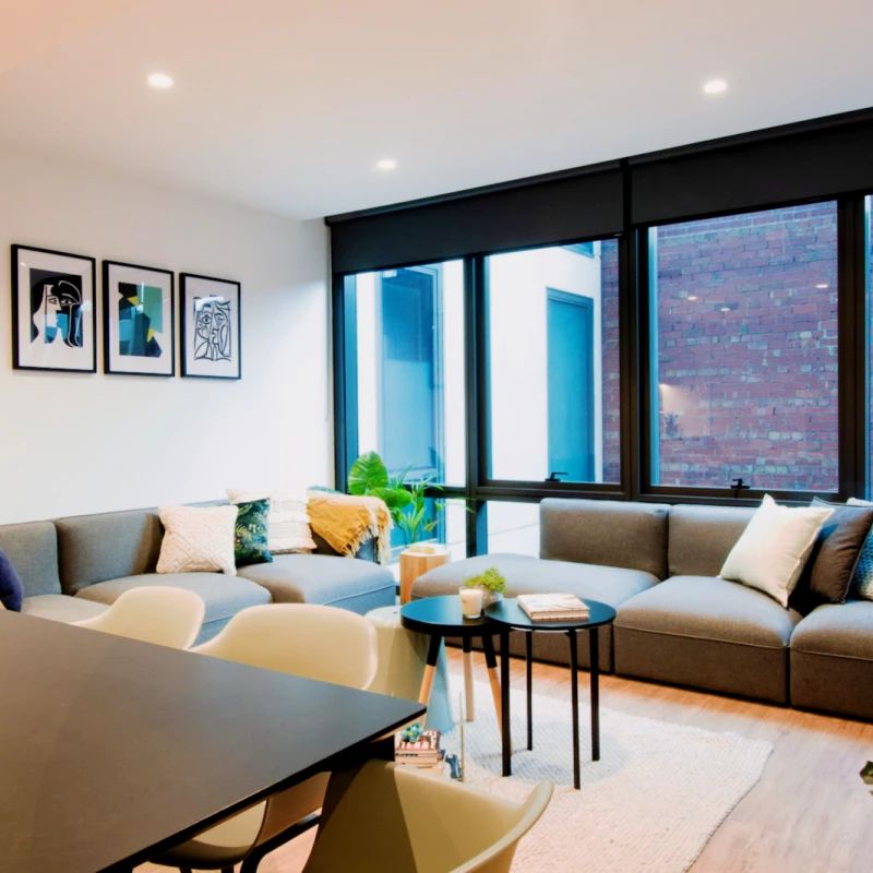 Nice single bedroom in a 6-bedroom flat, in a residence near University of Melbourne - Photo 1