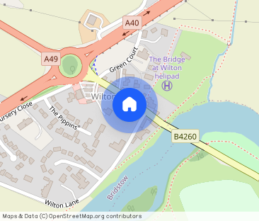 Flat , Wilton Post Office, Wilton, Ross-on-Wye - Photo 1