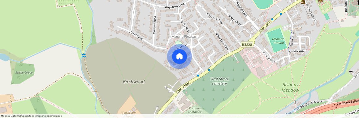 The Chantrys, Farnham