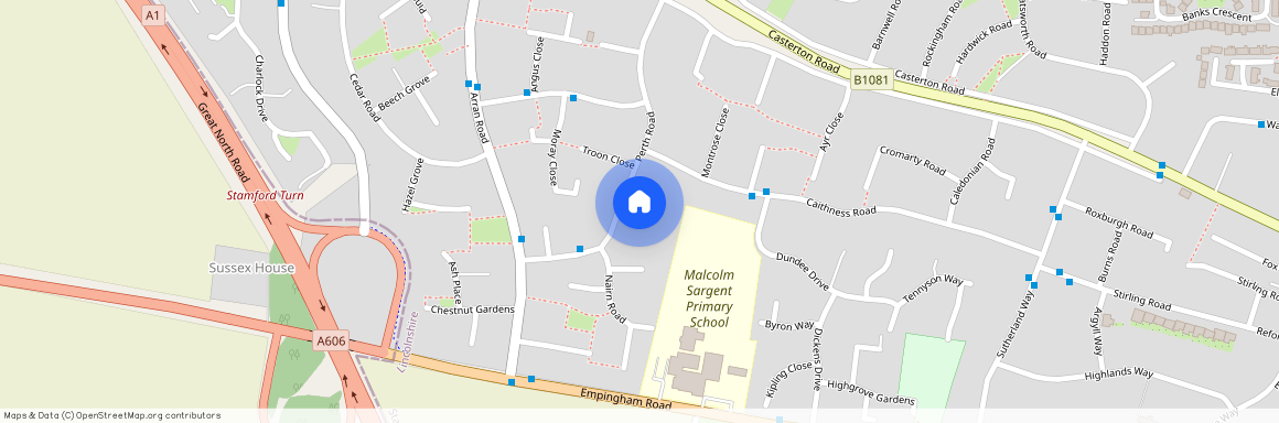 Braemar Close, Stamford