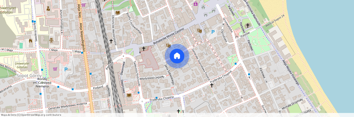 ul. gen. Kazimierza Pułaskiego, Centrum, Dolny Sopot, Sopot, pomorskie