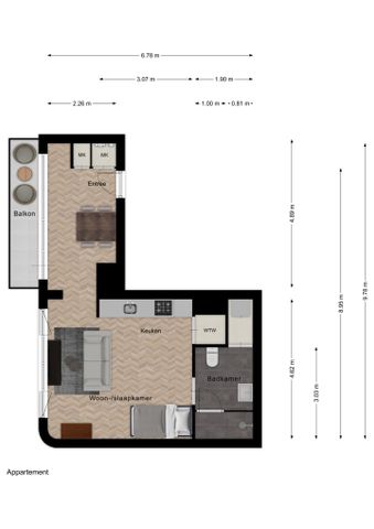 Appartement te huur: Krommeniestraat 29 1013 XH Amsterdam - Foto 2