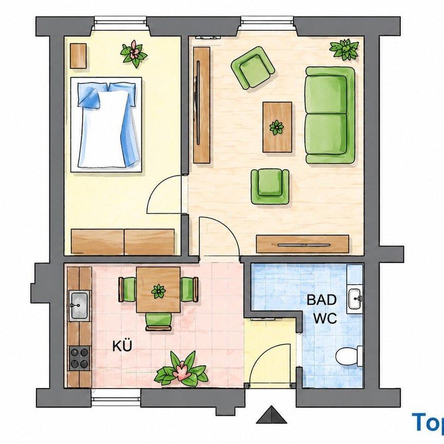 Charmante 2-Zimmerwohnung in Gratwein - Photo 1
