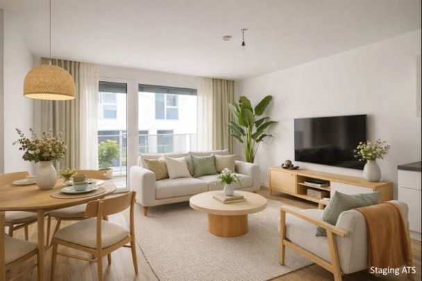 ERSTBEZUG -=Das Laurenz= 2 Zimmer Wohnung mit Loggia U3 - 1 Bedroom apartment with Loggia - Foto 1