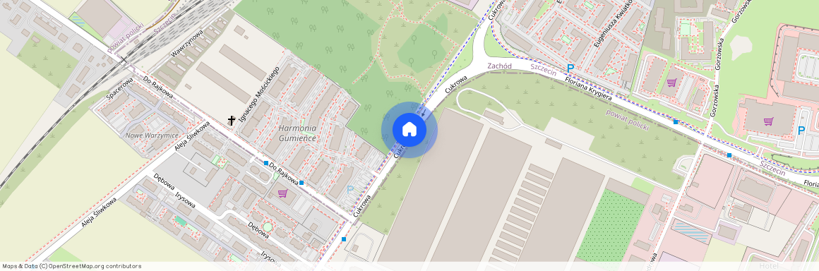 ul. Cukrowa, Gumieńce, Zachód, Szczecin, zachodniopomorskie