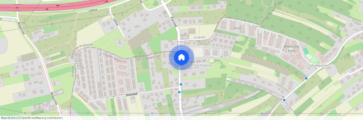 ul. Wygoda, Czarnochowice, Wieliczka, wielicki, małopolskie, Kraków